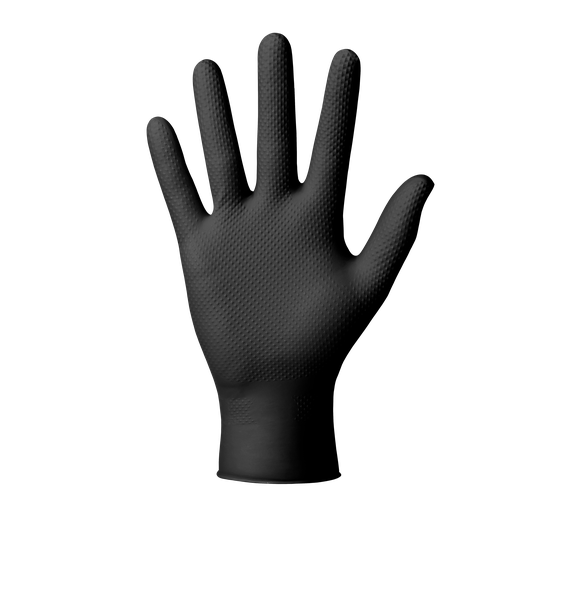 Gant Nitrile Noir GO.GRIP Carton de 10 Boites Livraison Offerte