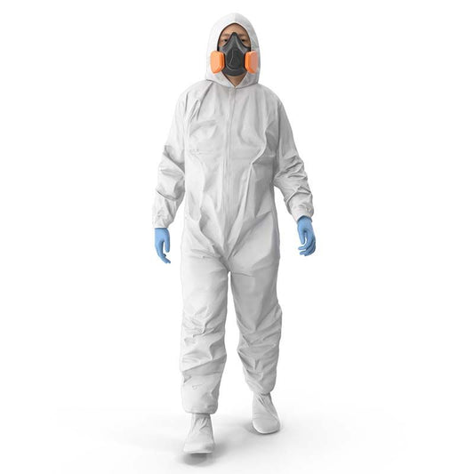 Combinaison intégrale de protection chimique catégorie 3 type 5/6