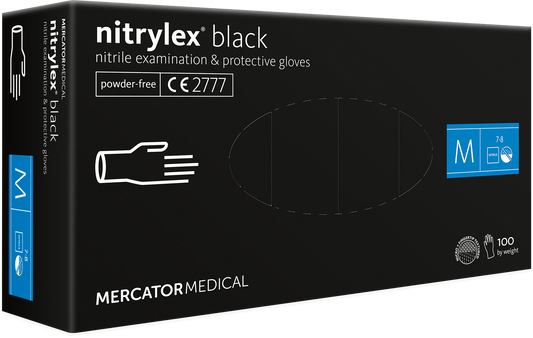 Gant Nitrile Noir Carton de 10 Boites Livraison Offerte